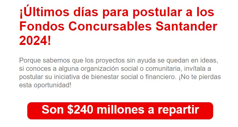 Santander_fondo2024_02 Fondos Concursables Santander 2024 para Proyectos Sociales